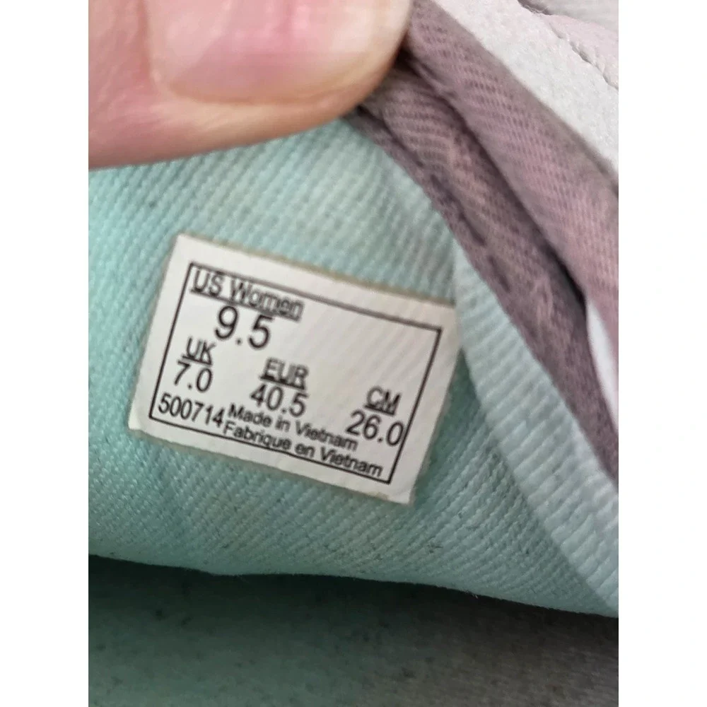 Vans Off The Wall Women's Sneakers Size 9.5 Gray Arrows Lace Up Skate‎ Shoes
